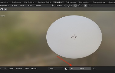 通过Blender如何创建一个不变形球体的纹理效果？