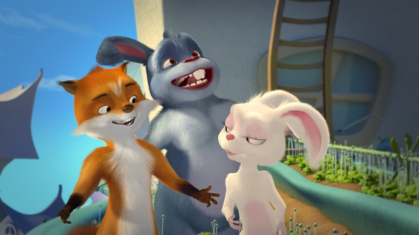 《兔子镇的火狐狸》电影海报
