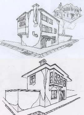 建筑物草图