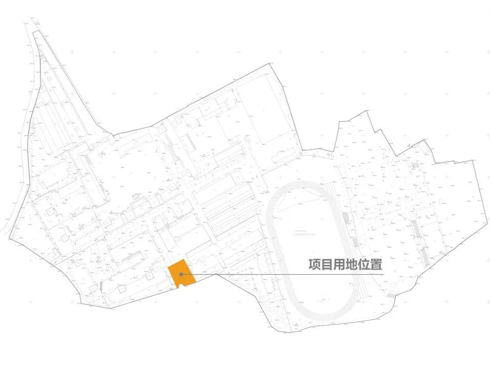 学校地形平面图