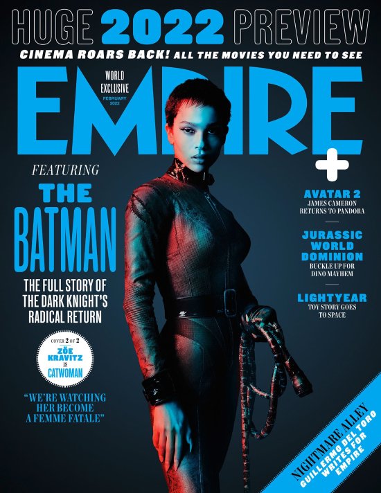 《新蝙蝠侠》著名电影杂志《帝国》猫女封面照